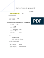 PXY Sistema Binario N Pentano (1) Propanal (2) : Condiciones Opera Vas