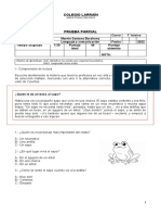 Evaluacion Lenguaje 1° Básico