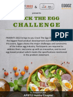 Crack The Egg Challenge: Develop an Innovative Egg-Based Product