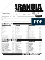 Paranoia Character Sheet