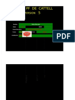 PDF Test 16 PF de Cattell 5 Nombre Rafael Mercado Edad Sexo Grado Educativo Fecha Estado Civil Compress