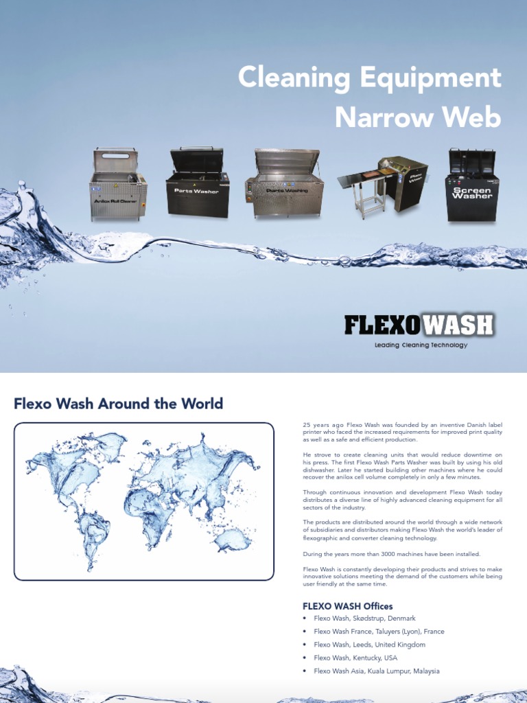 Narrow Web Brochure Flexo Wash Pdf Washing Machine Filtration