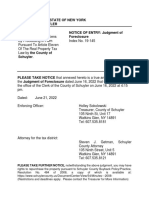 Judgment of Foreclosure With Notice of Entry Ind No. 19-145