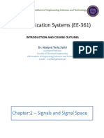 Communication Systems (EE-361) : Introduction and Course Outlines