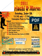 2011 Mariachi Festival Poster 8x11