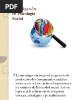 5 Investigación en Psicología Social