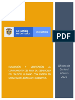 Informe de Auditoria Capacitación y Bienestar Final