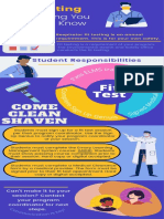 Blue and Yellow Bold Bright Covid-19 Health Infographic