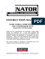 Instruction Manual: ZS300, ZS400 & ZS500 SERIES II Air Compressor Sets