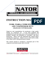 Senator ZS300, ZS400 & ZS500 Series II Air Compressor Manual (MAM-210