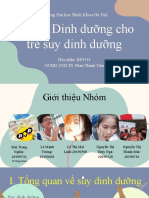 Dinh Dưỡng Cho Trẻ Suy Dinh Dưỡng