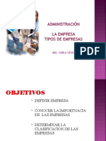 1.5.la Empresa, Tipos de Empresas