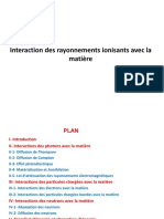 Interaction Rayons Ionisants Matières 2022 1