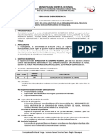 TDR LEGALIZACION DE CUADERNO DE OBRAS