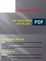 As Tipologias Textuais