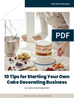 10 Tips For Starting Your Own Cake Decorating Business
