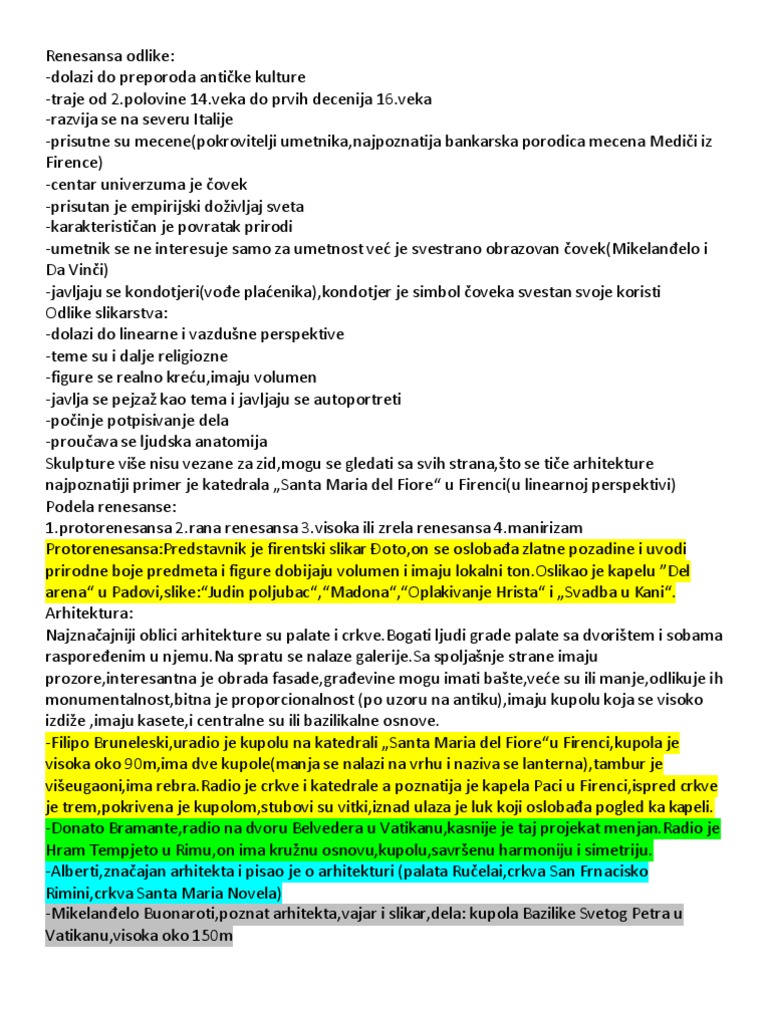 Renesansa | PDF