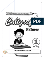 Cuaderno de Caligrafia Palmer 1 Me360