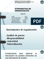 Diapositivas Instrumentos de Organización