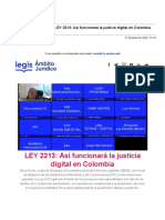 LEY 2213 - Así Funcionará La Justicia Digital en Colombia