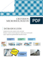 Criterios microbiológicos de alimentos