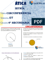 4° Sec-Semana 07-Circunferencia-Geometría