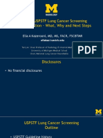 New 2021 USPSTF Lung Cancer Screening Recommendation - What, Why and Next Steps