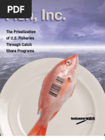 Download Fish Inc  The Privatization of US Fisheries Through Catch Share Programs by Food and Water Watch SN57950627 doc pdf