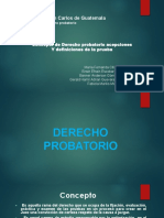 PRESENTACION DERECHO PROBATORIO
