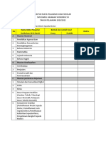 DAFTAR MATA PELAJARAN UJIAN SEKOLAH TMO