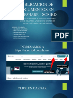 Publicacion de Documentos en Slideshare - Scribd - Grupo2