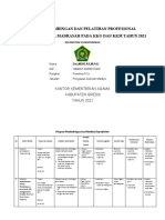 1.1 Program Bimbingan Dan Pelatihan Guru Dan Kamad