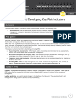 Comcover Information Sheet Understanding and Developing Key Risk Indicators