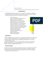 Caso Practico N°2 - Estado de Costos de Produccion