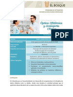 Diplomado Actualizacion en Optica Oftalmica y Anteojeria Clinica 2020-2