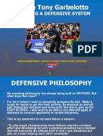 Coach Tony Garbelotto - Defense DBL 2022