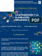 Integracion y Planeacion Examen