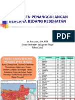 MANAJEMEN PENANGGULANGAN BENCANA Kadinkes