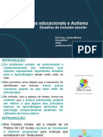 Aula 4 - Intervenções Educacionais e Autismo - Desafios Da Inclusão Escolar