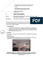 Z) INFORME DE INSPECCIÓN DE LA PARTE ELECTRICA - SEDE NORTE (Actualizado)