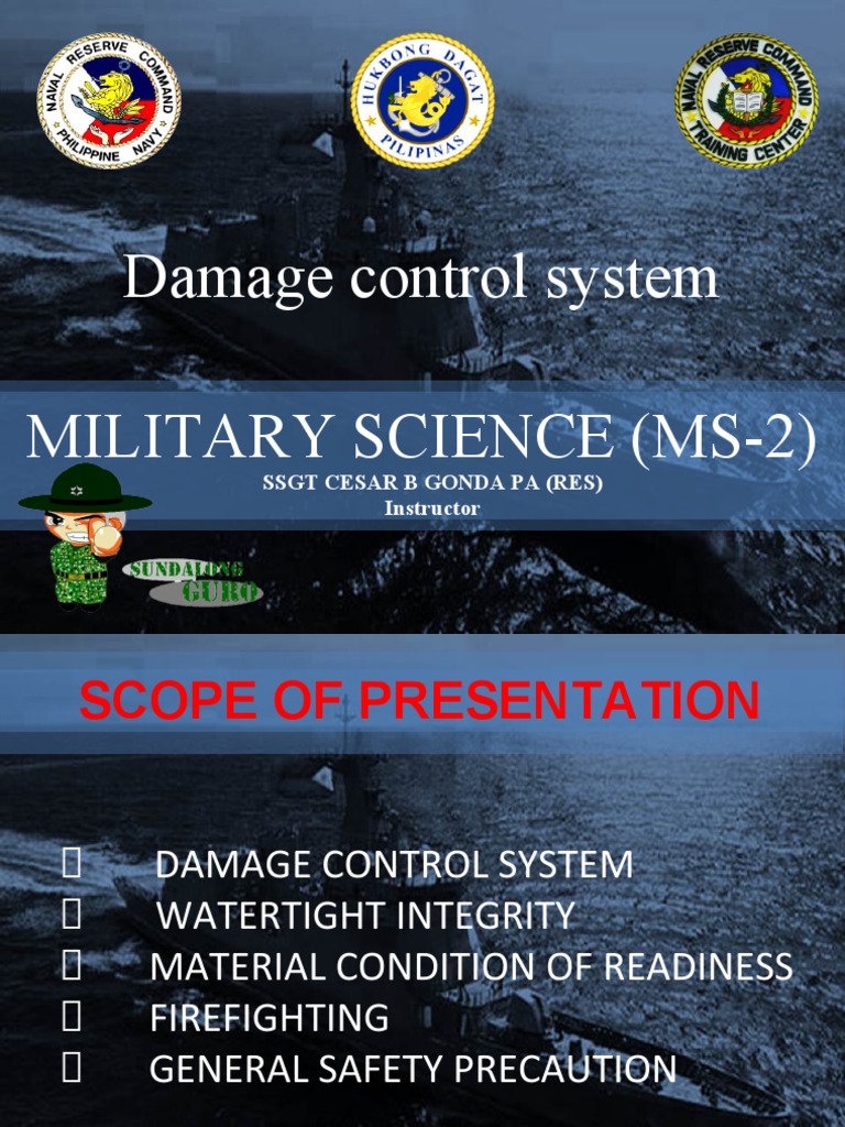 Damage Control Systems in Military Ships | PDF | Knot | Fires