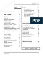 Matemáticas 8 Tabla de Contenidos Unidades Geometría Álgebra Estadística