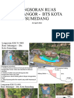 Penanganan Sementara Longsoran