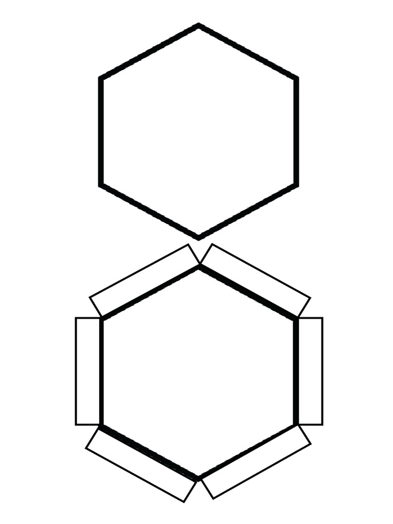 Moldes Tarjeta Hexagonal | PDF