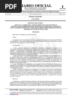 Resolución n°O-431, de 2022, del Servicio Electoral, Ejecuta acuerdo del Consejo Directivo que establece instrucciones sobre Registro de Organizaciones de la Sociedad Civil, partidos políticos y parlamentarios independientes para el Plebiscito Constitucional 2022, en DO. 23 de junio 2022