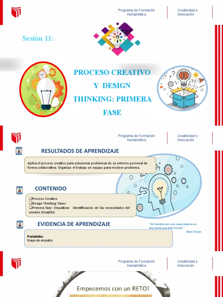 Fase de Empatizar en Design Thinking | PDF | El pensamiento de diseño ...