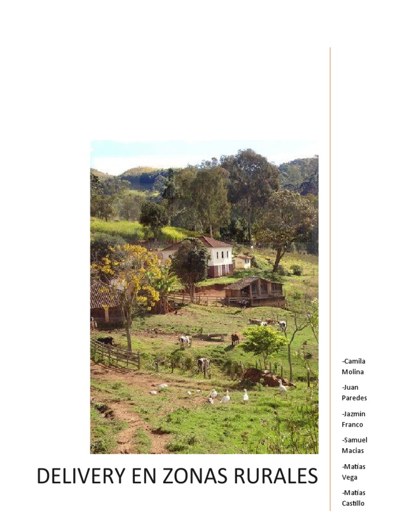 Delivery en Zonas Rurales Aisladas | PDF | Economias