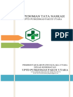 Tata Naskah Uptd Puskesmas Pakue Utara