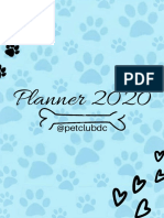 Planner 2020: @petclubdc