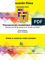 S29 Plan de Educación Física PRIMARIA Modalidad Presencial (Del 28 de Marzo Al 01 de Abril de 2022)